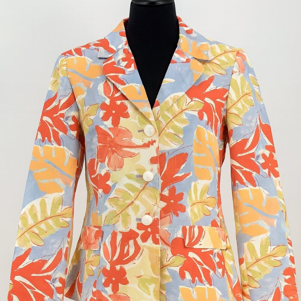 Harve Benard Multicolor Floral Blazer – Size 8